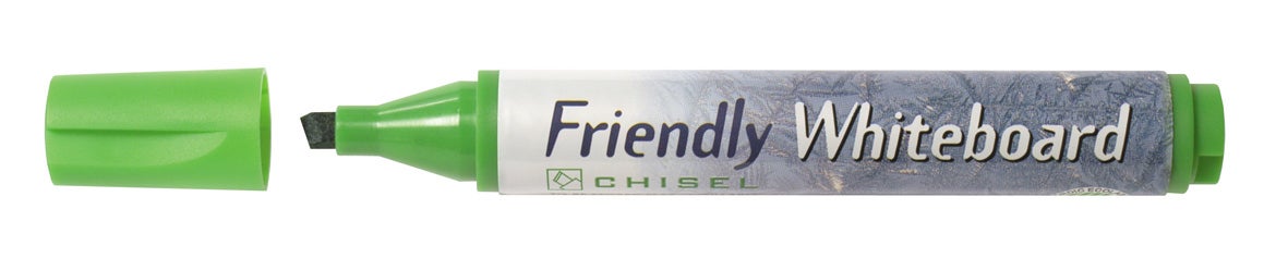 Whiteboardpenna Friendly sned grön