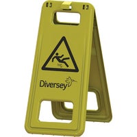 Skylt Varning "Halt golv"  gul