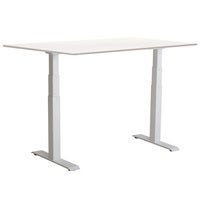 Skrivbord el Easydesk Adapt VI 160x80 cm vit