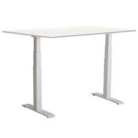Skrivbord el Easydesk Adapt VI 160x80 cm vit