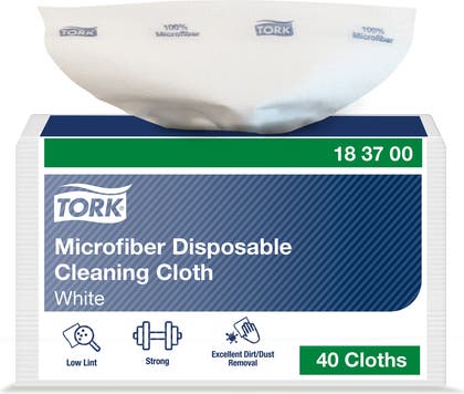 Engångsduk Microfiber Premium 40 st/fp Tork