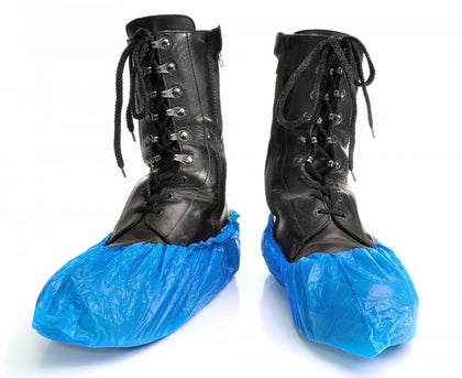 Skoskydd blå L 30 my 100 st/fp