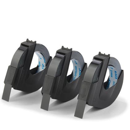 Präglingstejp Dymo 9mm x 3m 3/fp