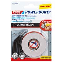 Monteringstejp dubbelhäftande Powerbond Ultra Strong 19 mm x 1,5 m