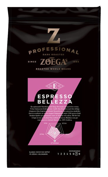 Kaffe Espresso Belezza Hela Bönor 500 g