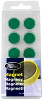 Magnet rund 16mm grön 10/fp