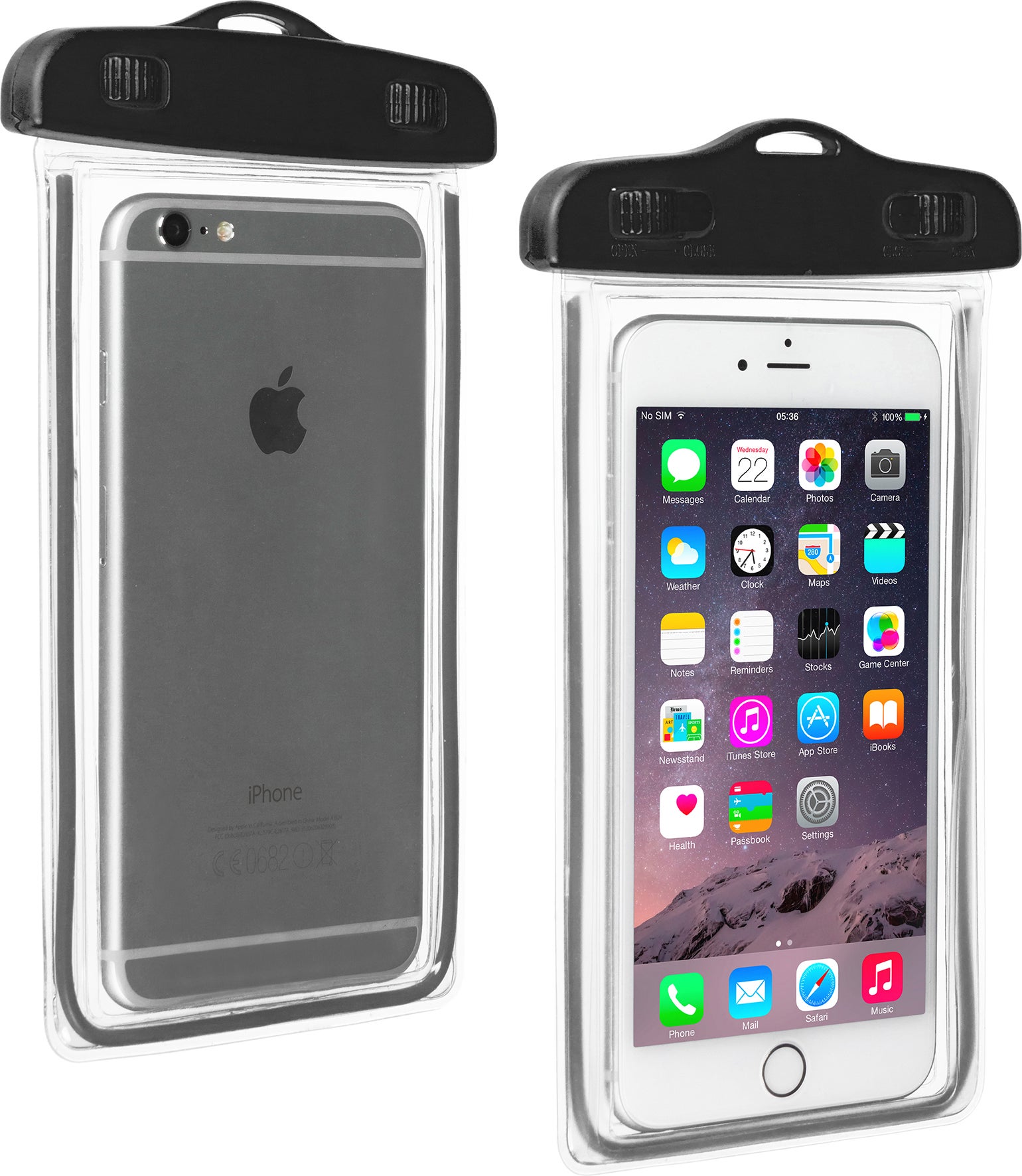 Vattentät Mobilväska Universal Transparent