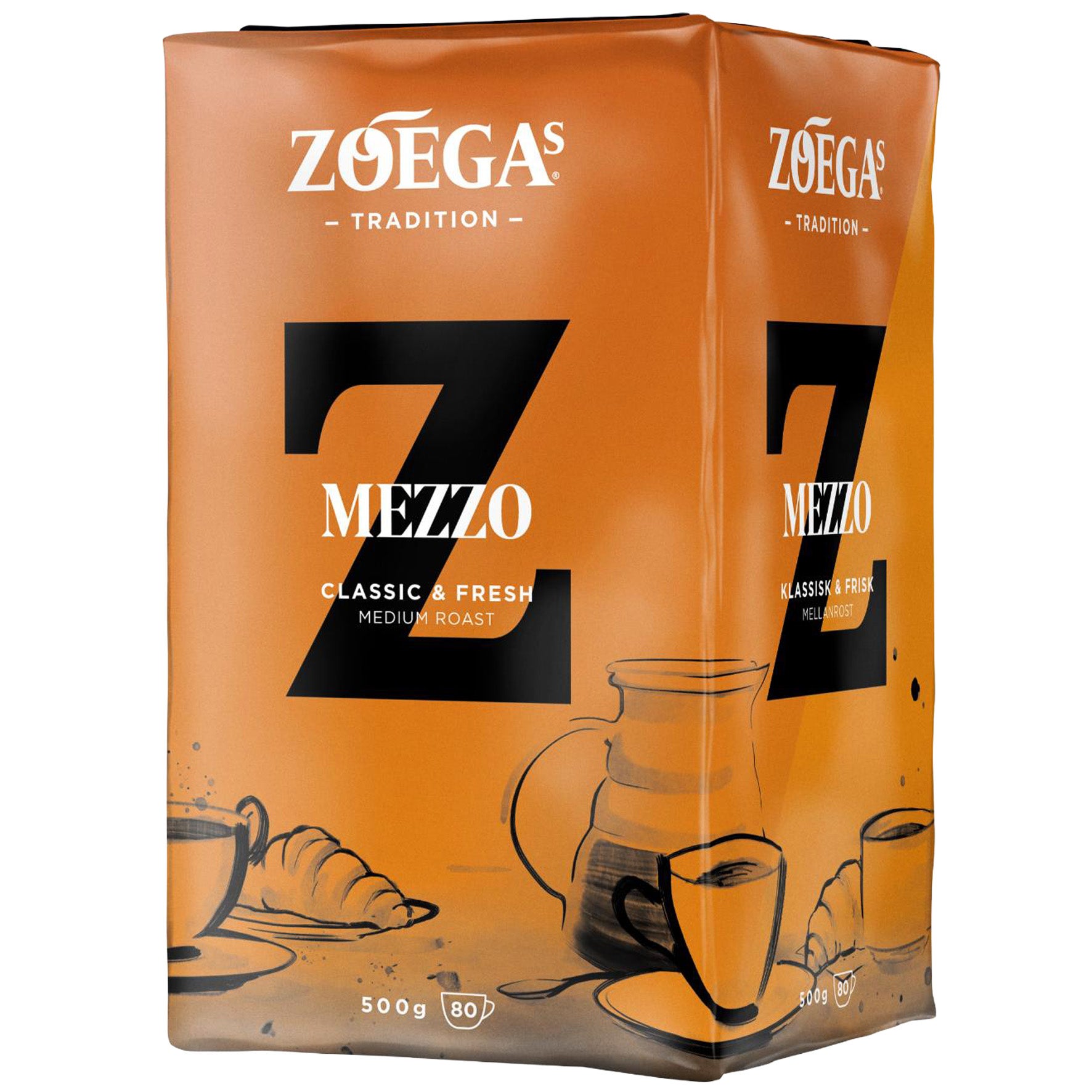 Kaffe Zoégas Mezzo bryggkaffe vac 500 g