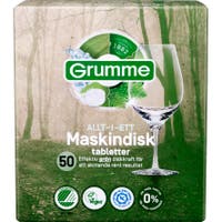 Maskindiskmedel tabletter Grumme 50 st/fp