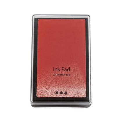 Stämpeldyna 90 x 60 mm Julröd