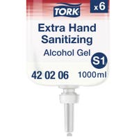 Extra handdesinficerande Alkogel Tork S1 82% 1 liter