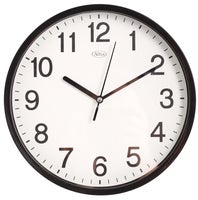 Väggklocka Ø 22,5 cm Svart