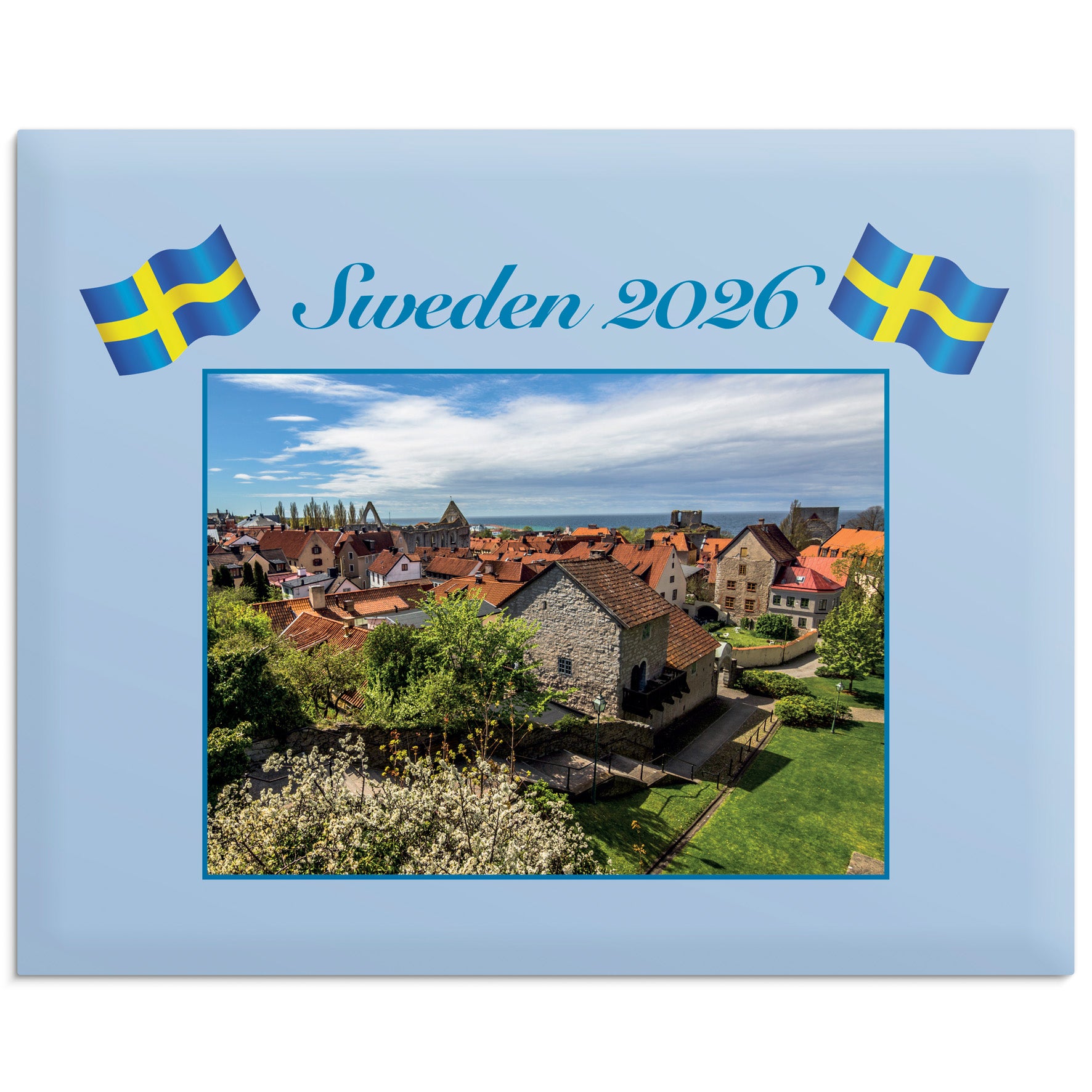 Väggkalender Sweden kuvert 2026
