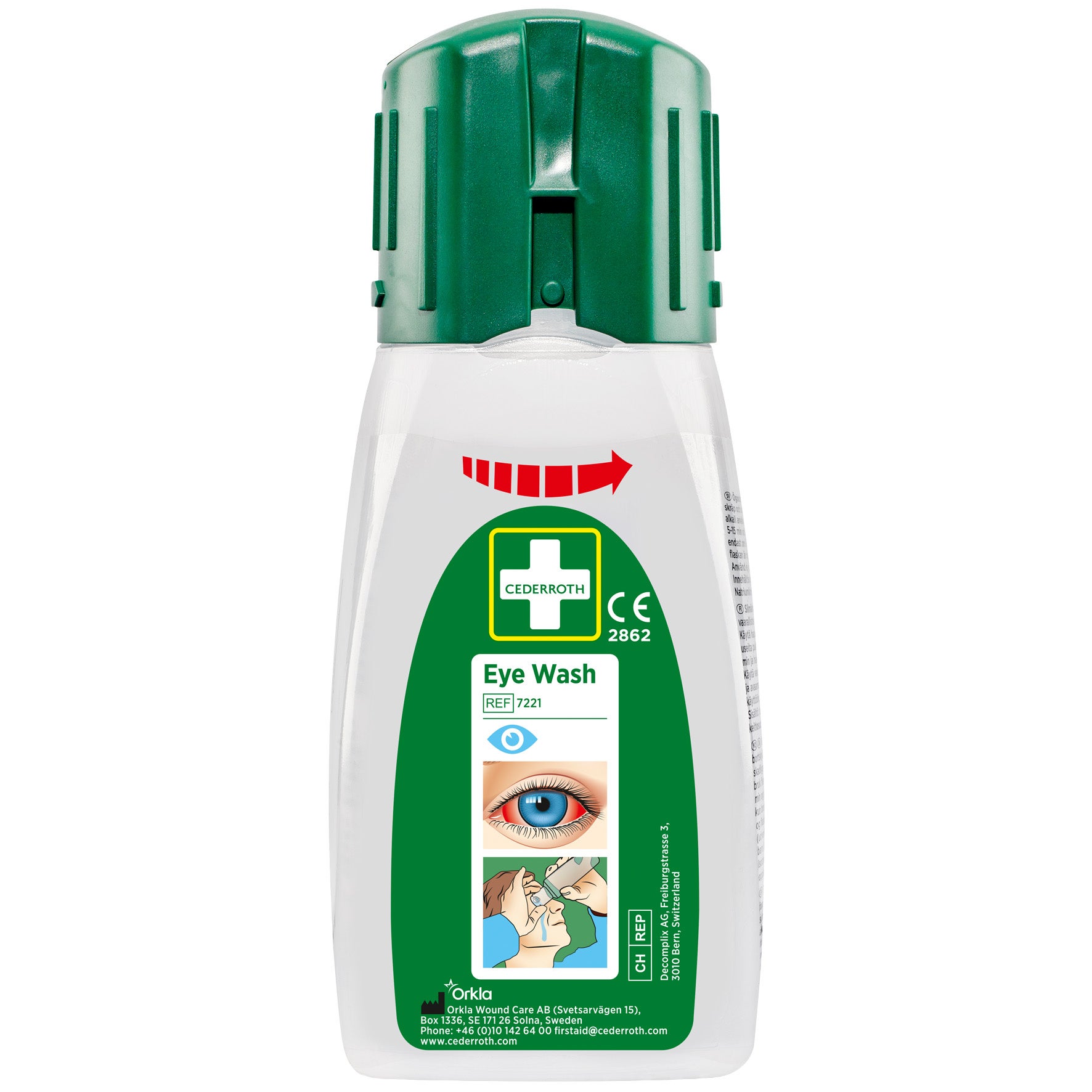 Ögondusch Cederroth  fickformat 235 ml