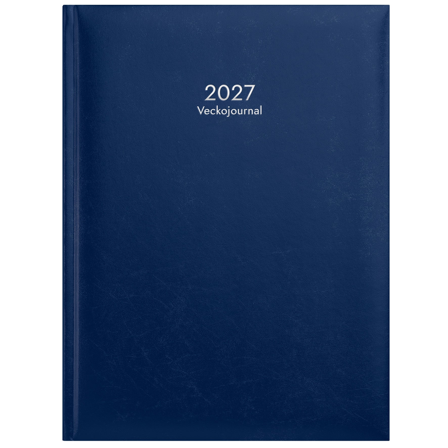 Veckojournal 2027 blå