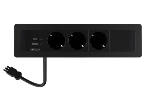 Eluttag infällt Deltaco