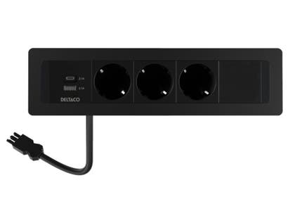 Eluttag infällt Deltaco