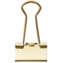 Pappersklämma 19 mm guldfärgad 10/fp