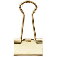 Pappersklämma 19 mm guldfärgad 10/fp