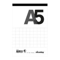 Perforerat block A5 80blad rutat