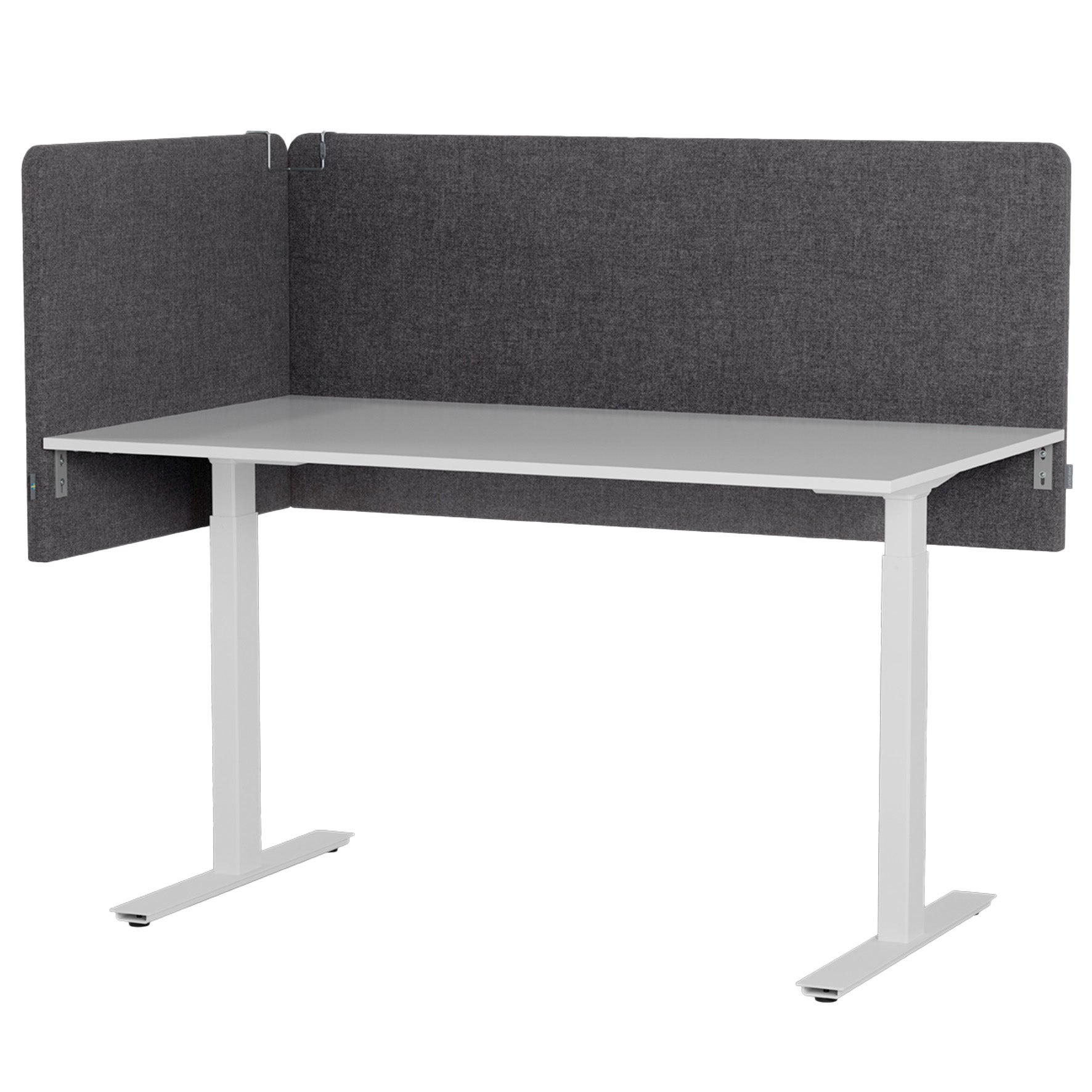 Bordsskärm Selma 800 x 650 mm Mörkgrå