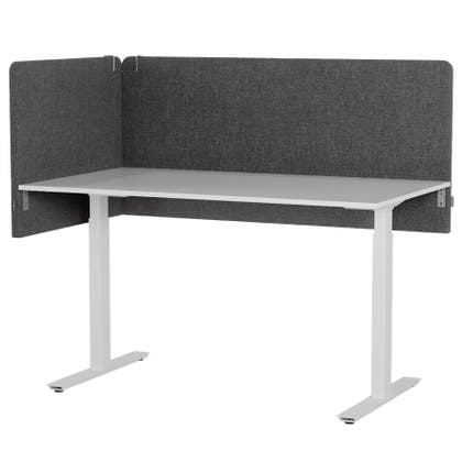 Bordsskärm Selma 800 x 650 mm Mörkgrå