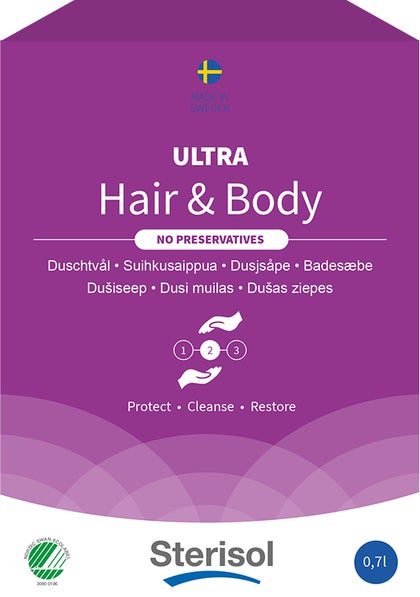 Duschtvål ULTRA Hair & Body Sterisol