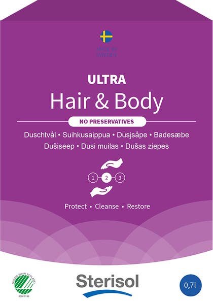 Duschtvål ULTRA Hair & Body Sterisol