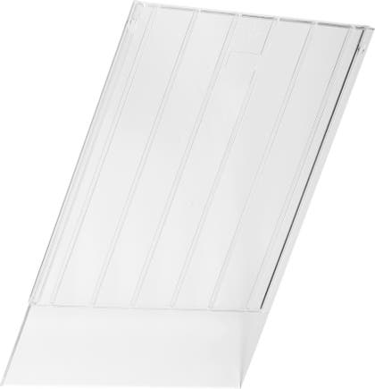 FLEXIBOXX A4 stående front transparent