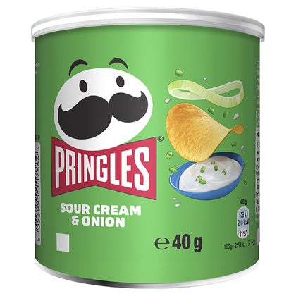 Chips Pringles Sour Cream & Onion Small can 40 g