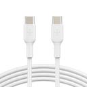 Laddkabel USB-C till USB-C Kabel 2 m vit
