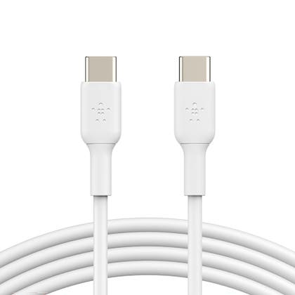 Laddkabel USB-C till USB-C Kabel 2 m vit