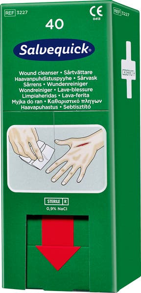 Sårtvättare 3227 Salvequick 40-pack Refill