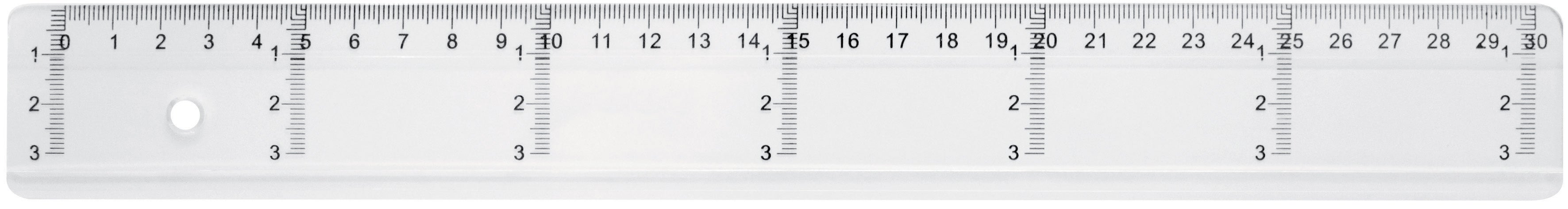 Linjal Tvärgraderad