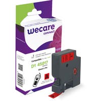 Märkband Wecare D1 svart/röd 12 mm 7 Meter