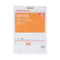 Blädderblock självhäftande olinjerat 30 blad  Office Depot