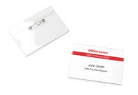Namnskylt  Office Depot 90 x 60 mm nål 50 st/fp