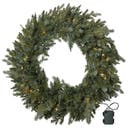 Krans LED Greyland Ø 80 cm grön