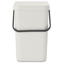 Avfallshink Sort&Go Ljusgrå 25 liter