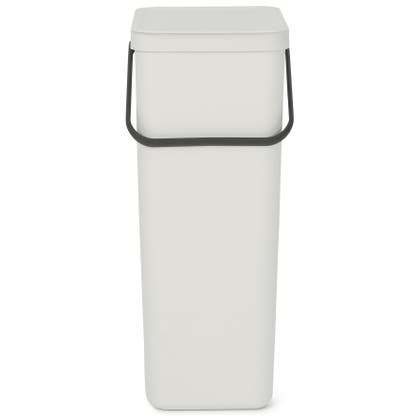Avfallshink Sort&Go Ljusgrå 40 l