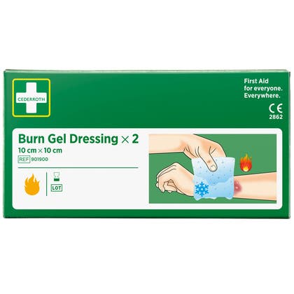 Burn gel dressing 2 st/ask