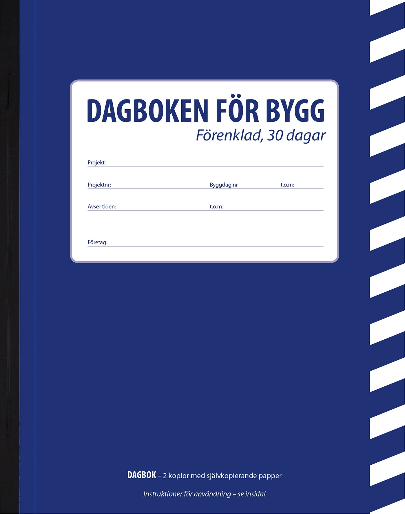 Byggdagbok A4/A5