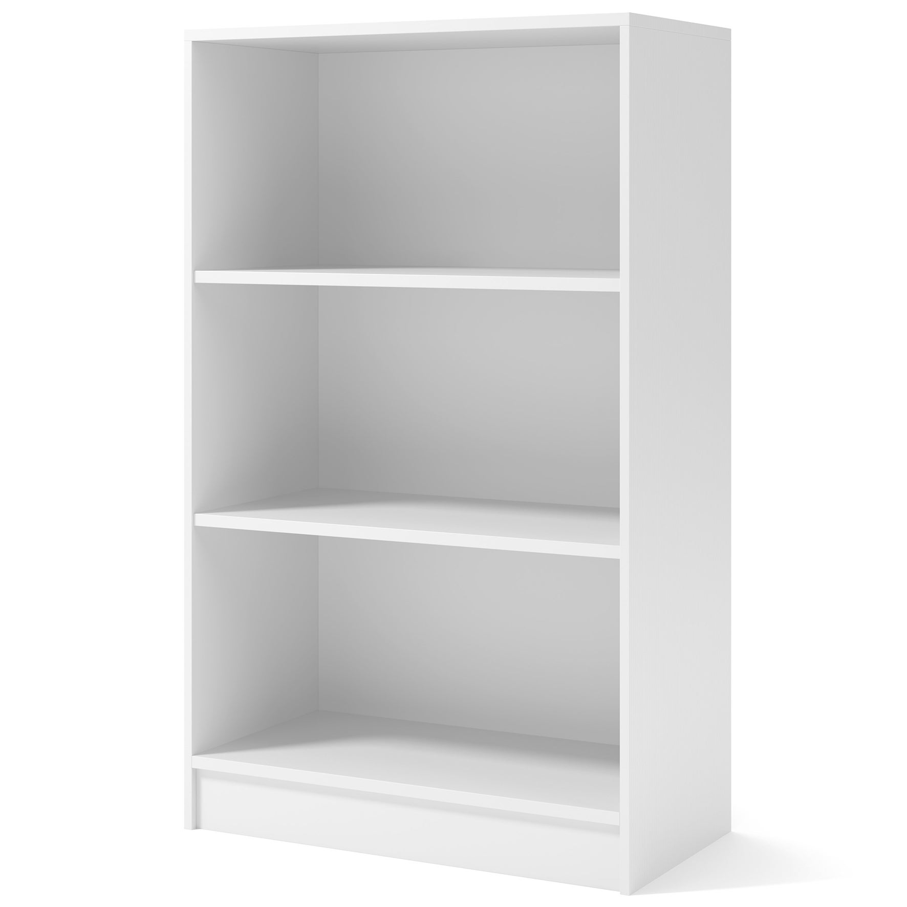 Skåp 3 hyllplan vit Lanab