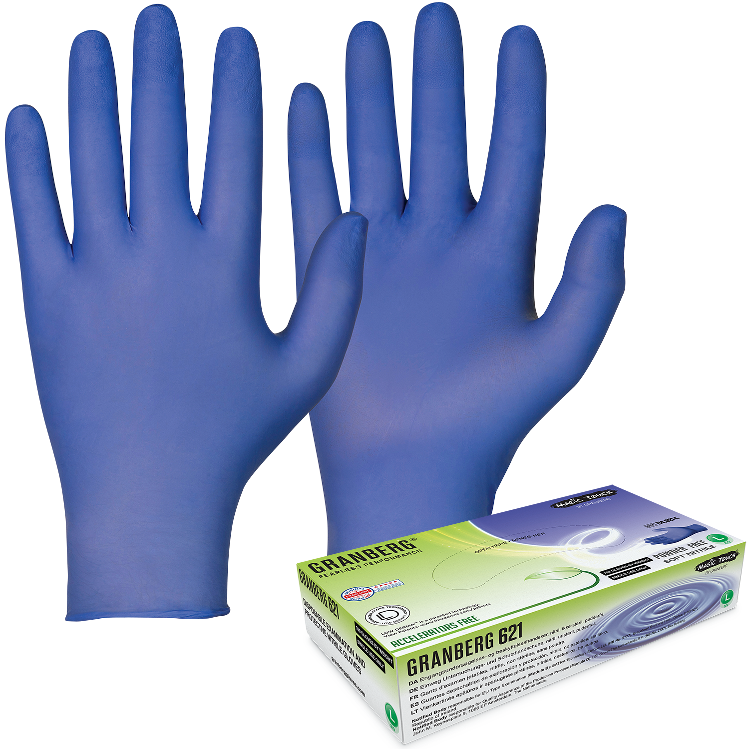 Engångshandske Nitril acceleratorfri XL 100 st/fp