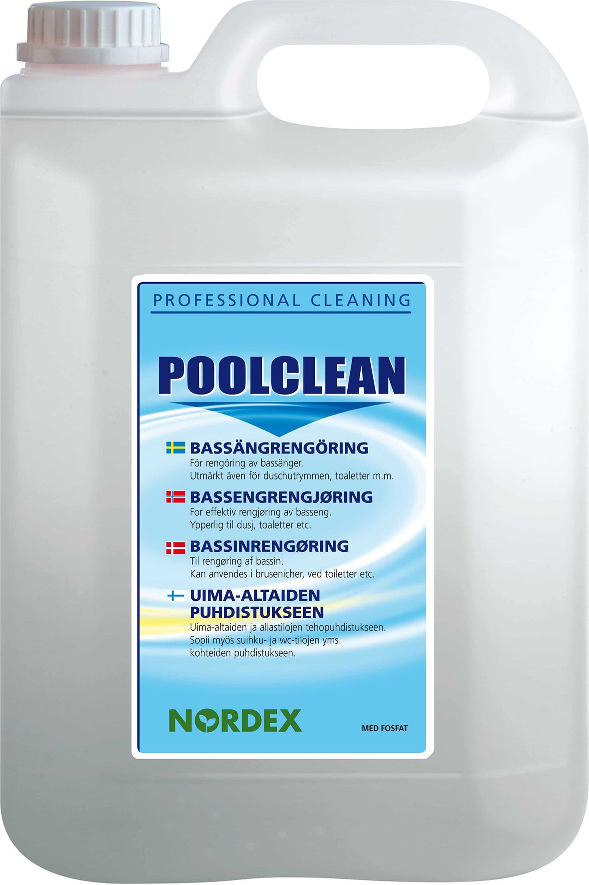 Bassängrengöringsmedel Poolclean 5 liter