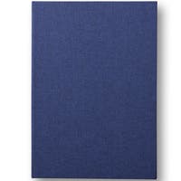 Anteckningsbok Tyg A4 Linjerad Blå