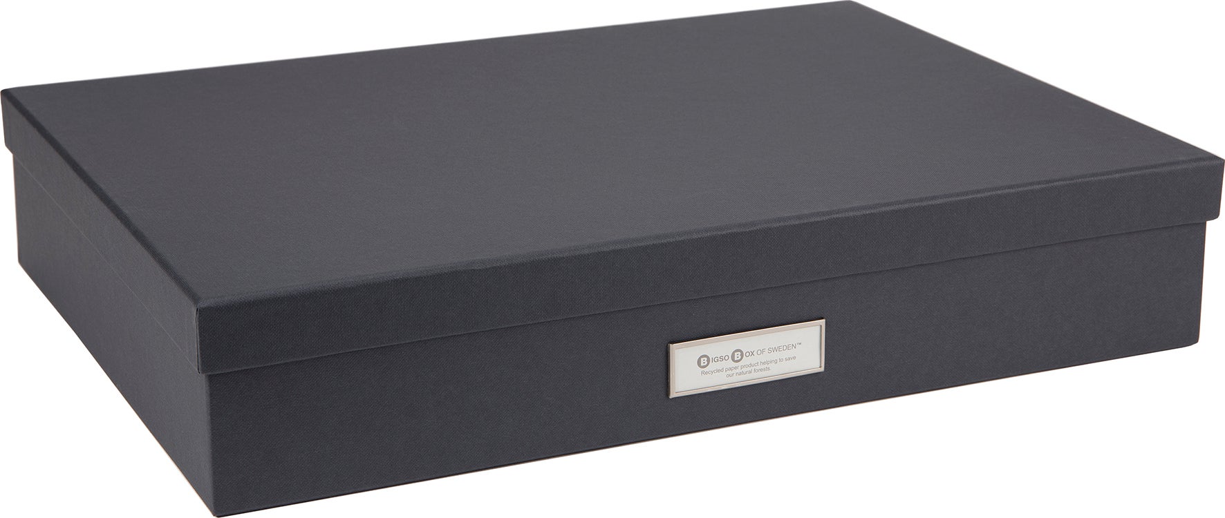 Förvaringsbox / Brevbox Bigso Sverker A3 grå