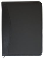 Konferensmapp med dragkedja svart