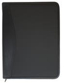 Konferensmapp med dragkedja svart