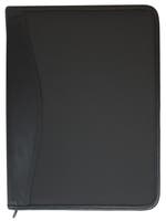 Konferensmapp med dragkedja svart